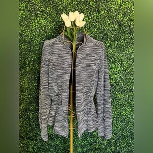 Mossimo Supply Co. Black and White Striped Blazer